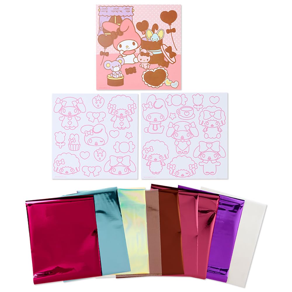 Sanrio My Melody 549541 - Premium Crawling Foil Sheet Set- Japan Figure Store - #1 Bring To You The Best Japanese Goods