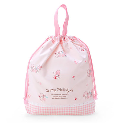 Sanrio My Melody Drawstring Bag W/ Handle 255823 - Japan- Japan Figure Store - #1 Bring To You The Best Japanese Goods