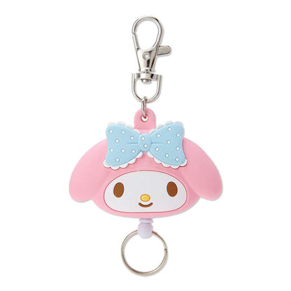 SANRIO - Face Shaped Reel Keychain My Melody- Japan Figure Store - #1 Bring To You The Best Japanese Goods