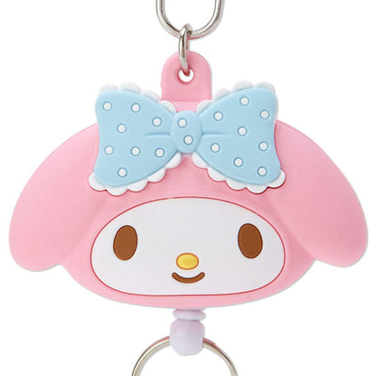 SANRIO - Face Shaped Reel Keychain My Melody- Japan Figure Store - #1 Bring To You The Best Japanese Goods