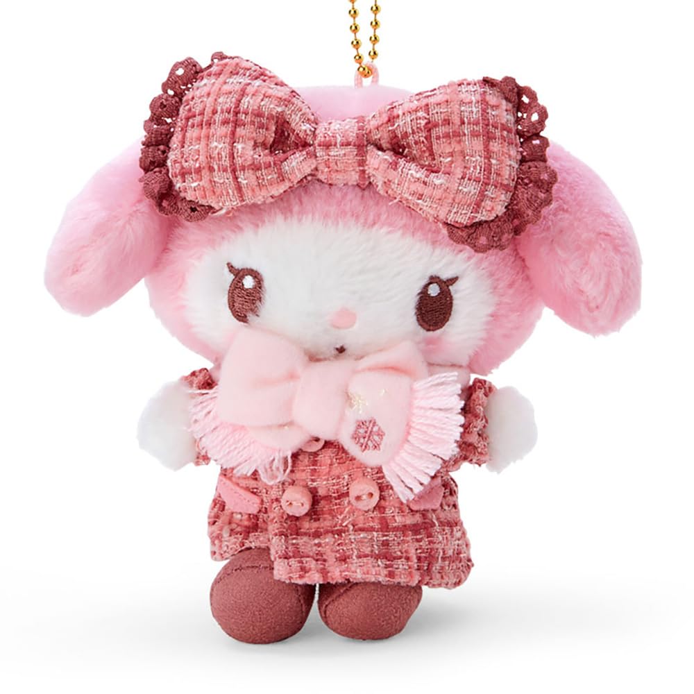 Sanrio My Melody Mascot Holder Winter Dress 474401- Japan Figure Store - #1 Bring To You The Best Japanese Goods