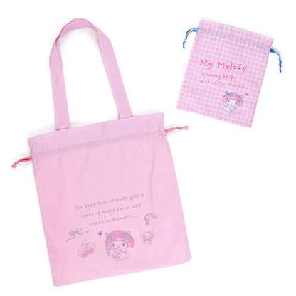 SANRIO Tote Bag & Drawstring Bag Set My Melody- Japan Figure Store - #1 Bring To You The Best Japanese Goods