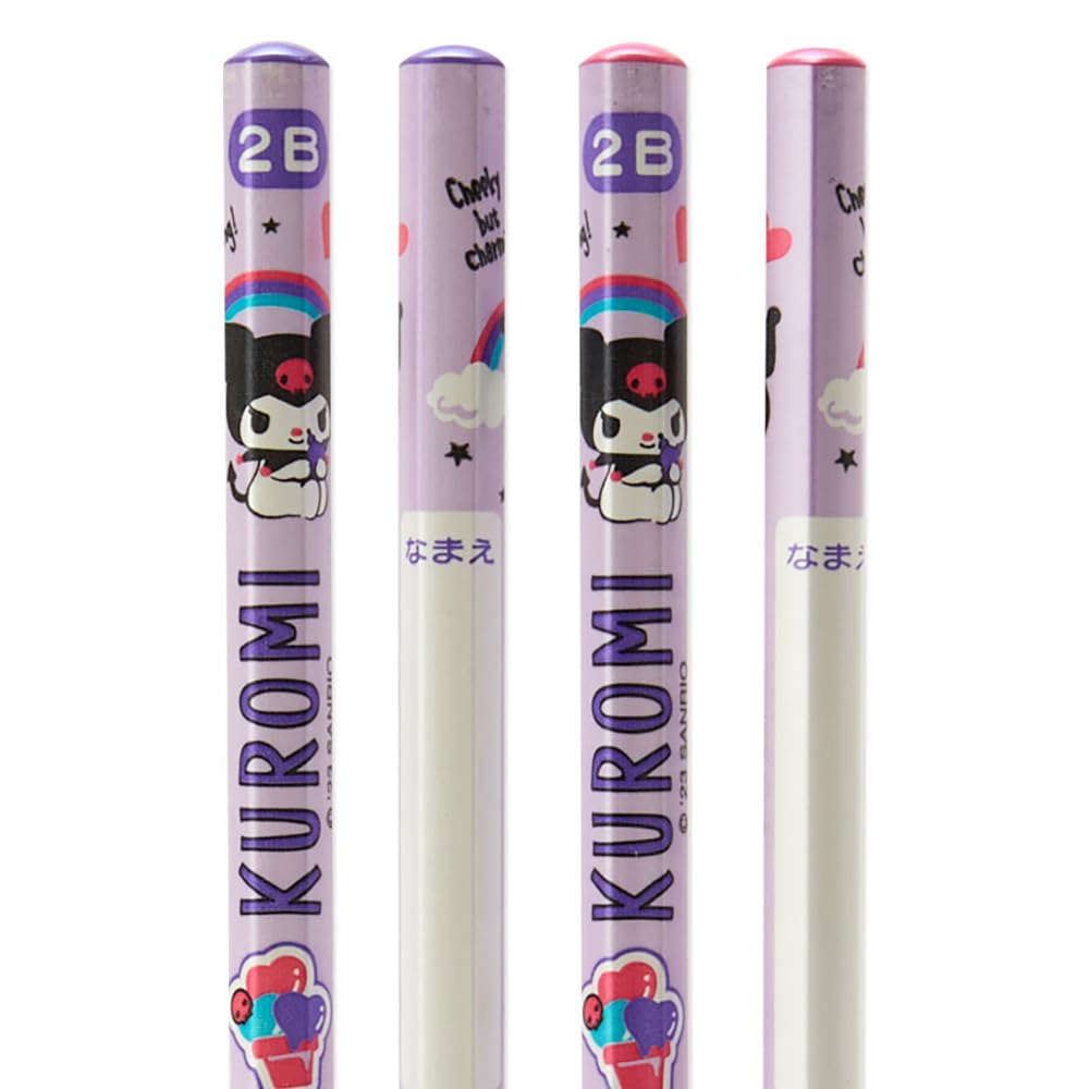 Sanrio Kuromi Pencil Pack 2B 0.8x0.8x17.6cm 566195- Japan Figure Store - #1 Bring To You The Best Japanese Goods