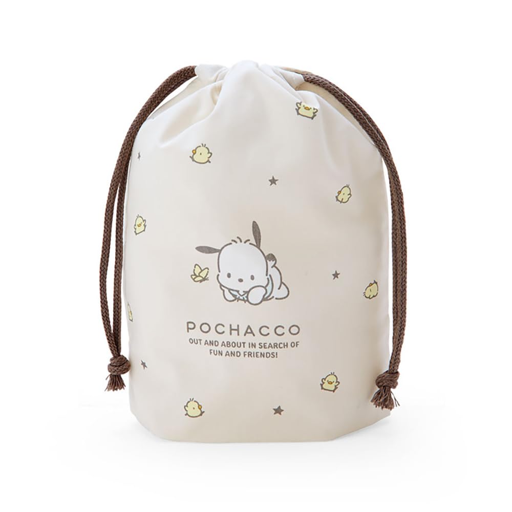 Sanrio Pochacco Drawstring Bag Japan S 254550- Japan Figure Store - #1 Bring To You The Best Japanese Goods