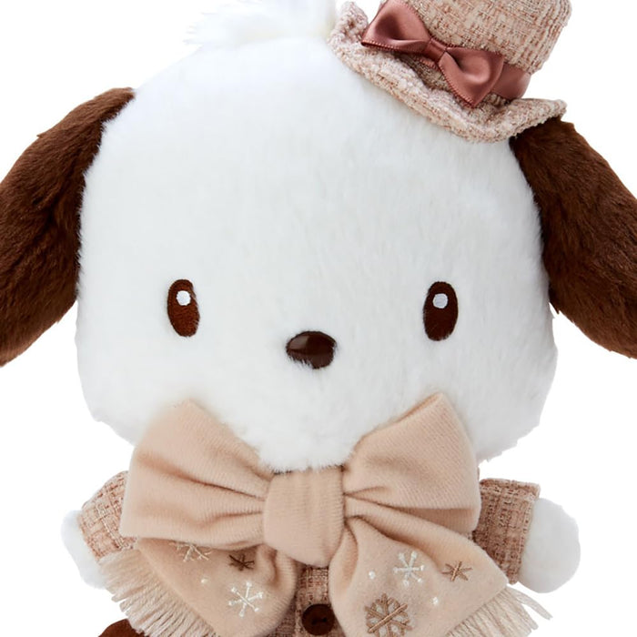 Sanrio Pochacco Plush Toy Winter Dress 474304- Japan Figure Store - #1 Bring To You The Best Japanese Goods