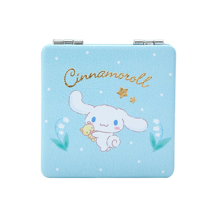 Sanrio Cinnamoroll Pocket Mirror Compact - 6x6x0.9cm Personal Accessory New- Japan Figure Store - #1 Bring To You The Best Japanese Goods