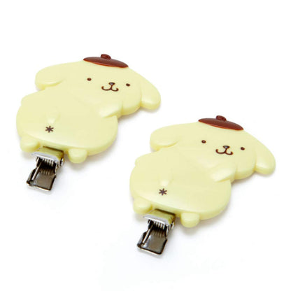 Sanrio Pompompurin Vertical Hair Clip for Bangs- Japan Figure Store - #1 Bring To You The Best Japanese Goods