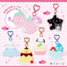 SANRIO Heart Ring Keychain Pom Pom Purin- Japan Figure Store - #1 Bring To You The Best Japanese Goods