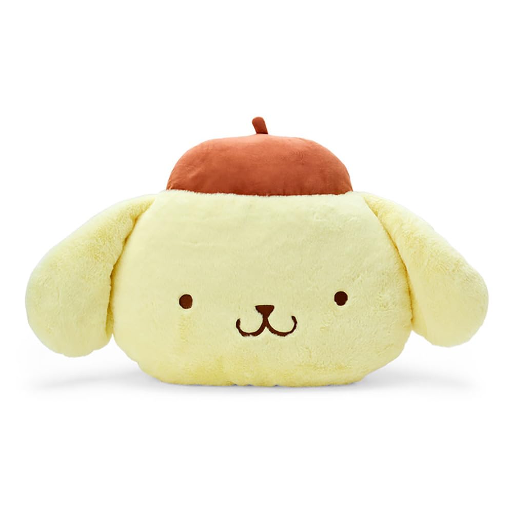 Sanrio Pompompurin Face Cushion M 273007- Japan Figure Store - #1 Bring To You The Best Japanese Goods
