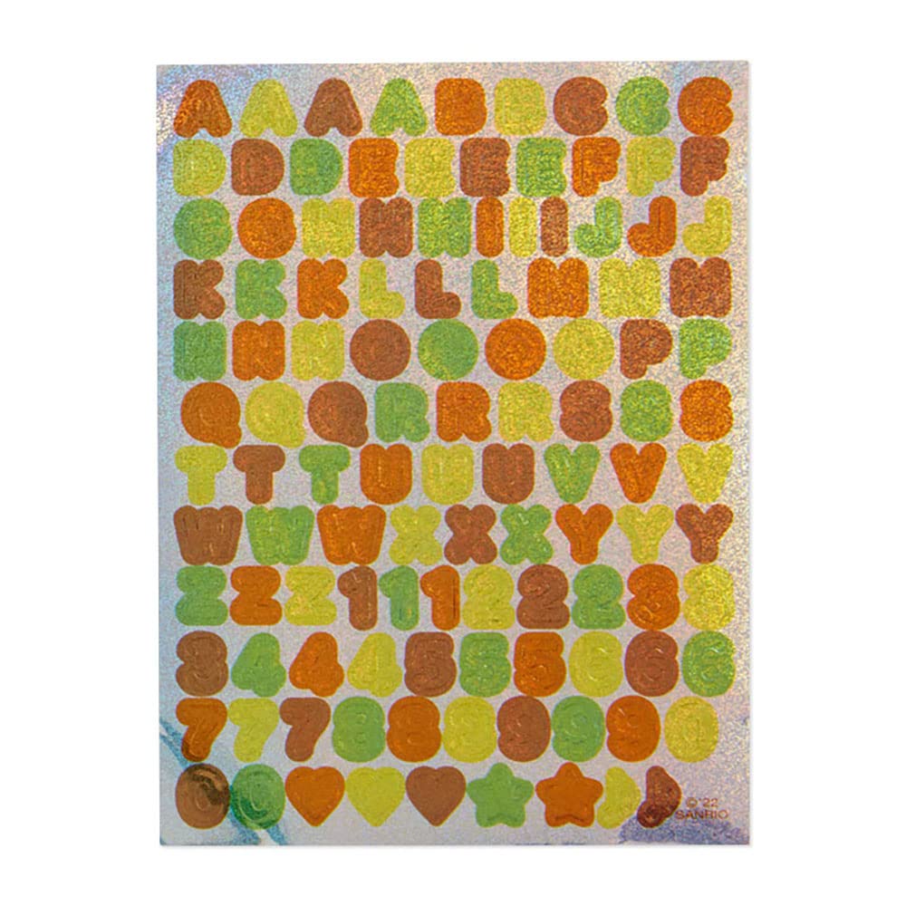 SANRIO Key Chain With Alphabet Stickers Pom Pom Purin- Japan Figure Store - #1 Bring To You The Best Japanese Goods