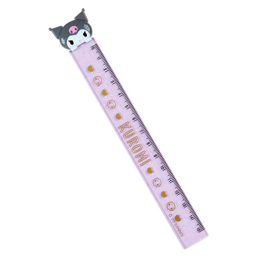 Sanrio Kuromi-Chan Ruler 15cm 4x0.6x18.3cm 502626- Japan Figure Store - #1 Bring To You The Best Japanese Goods
