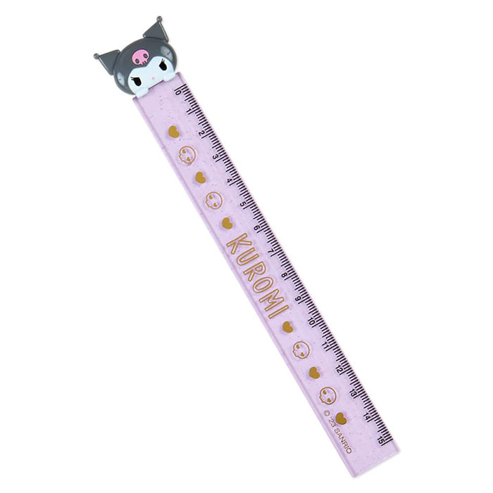 Sanrio Kuromi-Chan Ruler 15cm 4x0.6x18.3cm 502626- Japan Figure Store - #1 Bring To You The Best Japanese Goods