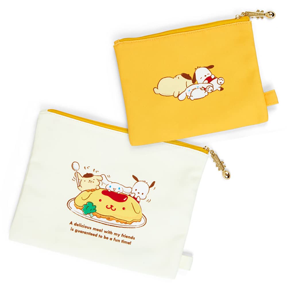 SANRIO Flat Pouch Set Characters Oomori Design- Japan Figure Store - #1 Bring To You The Best Japanese Goods