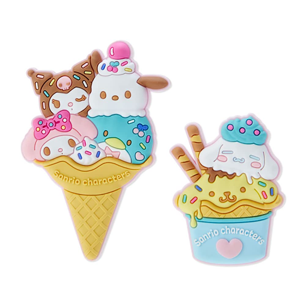 Sanrio Ice Cream Magnet Set Kuromi / Ice Cream Parlor Japanese Cute Magnet Sets- Japan Figure Store - #1 Bring To You The Best Japanese Goods