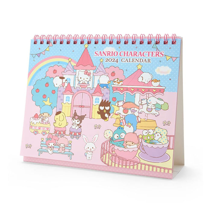 Sanrio Characters Ring Calendar 2024 - Official Japanese Calendar From Sanrio- Japan Figure Store - #1 Bring To You The Best Japanese Goods