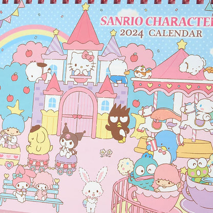 Sanrio Characters Ring Calendar 2024 - Official Japanese Calendar From Sanrio- Japan Figure Store - #1 Bring To You The Best Japanese Goods