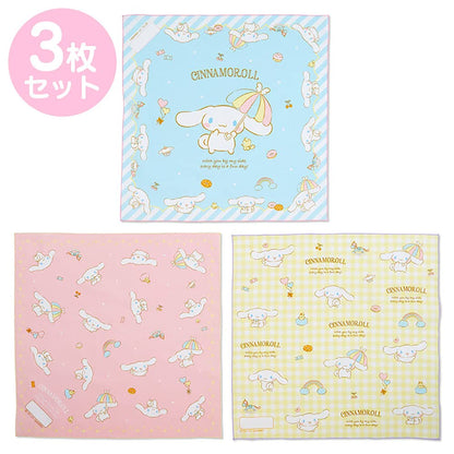 SANRIO Lunch Cloth Set 3 Pcs Cinnamoroll Star- Japan Figure Store - #1 Bring To You The Best Japanese Goods