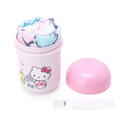 SANRIO Hand Towel With Case Hello Kitty- Japan Figure Store - #1 Bring To You The Best Japanese Goods
