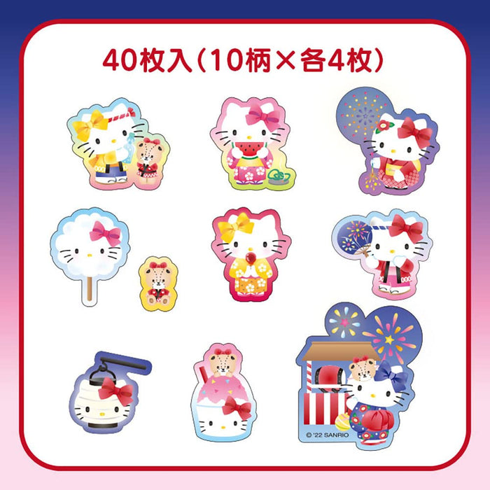 SANRIO Summer Sticker Pack Japanese Style Hello Kitty- Japan Figure Store - #1 Bring To You The Best Japanese Goods