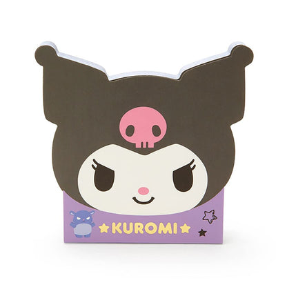 SANRIO Character Face Shaped Memo Kuromi- Japan Figure Store - #1 Bring To You The Best Japanese Goods