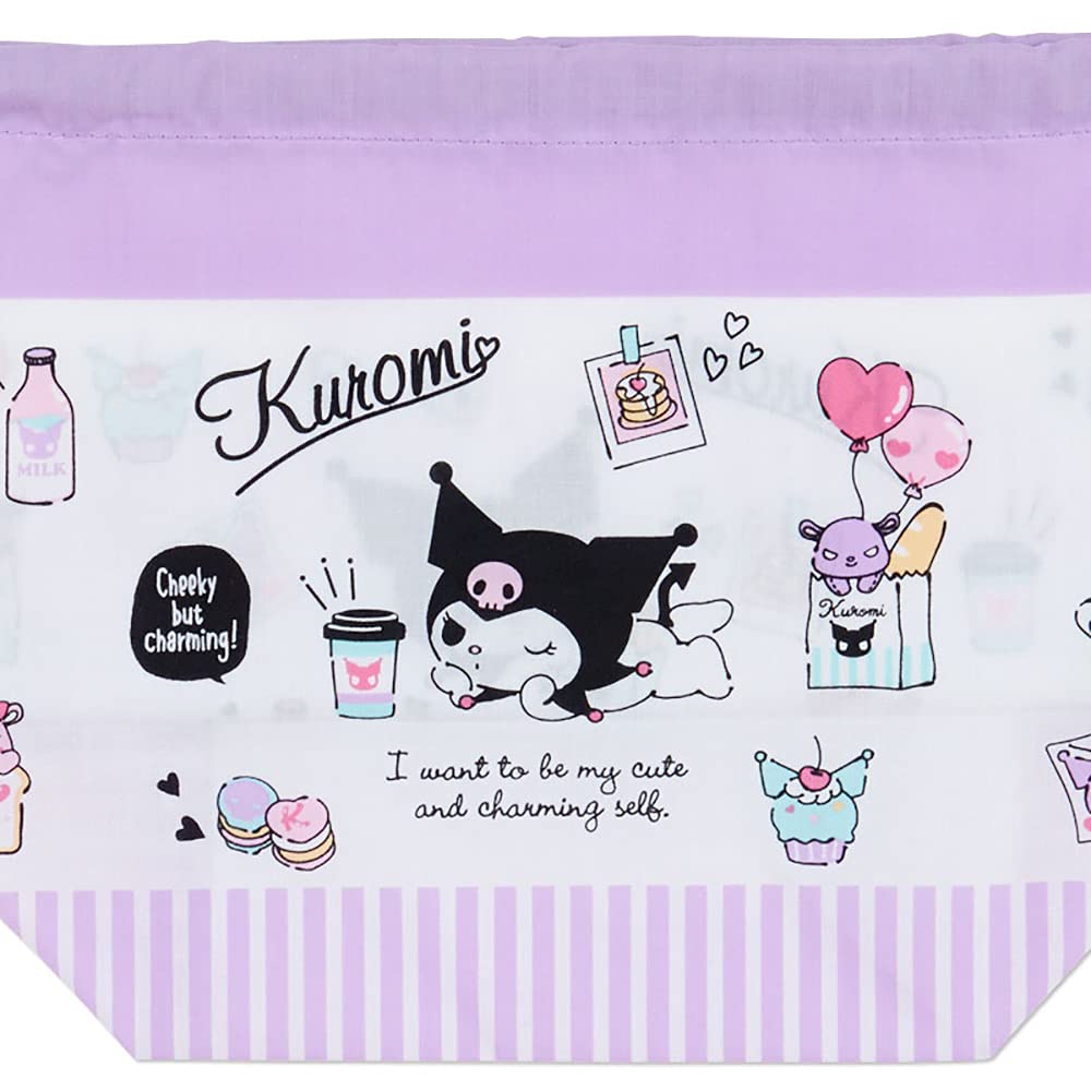 SANRIO - Drawstring Lunch Bag Kuromi Sweets- Japan Figure Store - #1 Bring To You The Best Japanese Goods