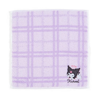 SANRIO Petit Towel Plaid Kuromi- Japan Figure Store - #1 Bring To You The Best Japanese Goods