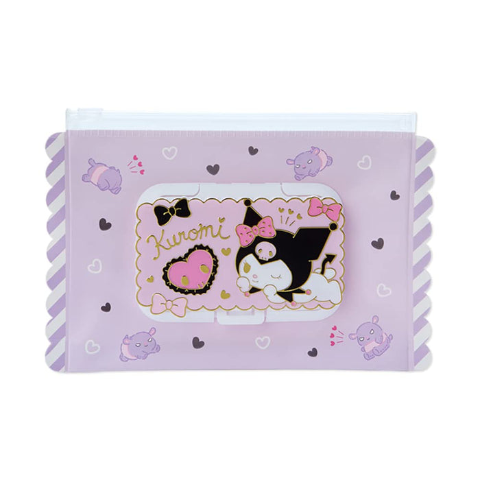 Sanrio Kuromi Wet Wipe Pouch (Purple Heart Version) - Japanese Toy And Stationery- Japan Figure Store - #1 Bring To You The Best Japanese Goods