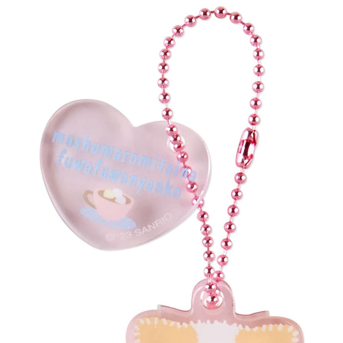 Sanrio Fluffy Marshmallow-Like Cat Name Tag Model 981753- Japan Figure Store - #1 Bring To You The Best Japanese Goods