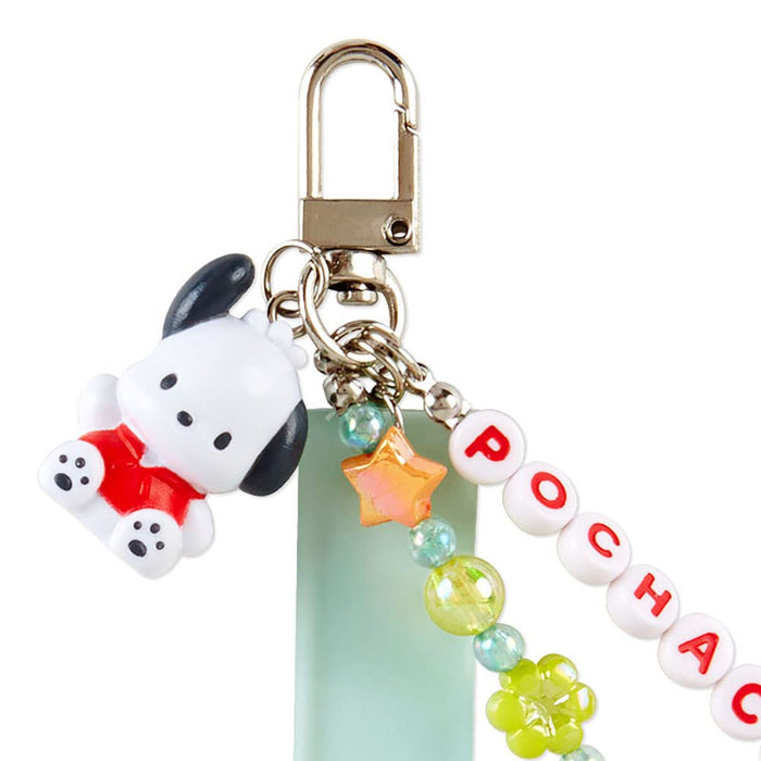 SANRIO Key Chain With Alphabet Stickers Pochacco- Japan Figure Store - #1 Bring To You The Best Japanese Goods