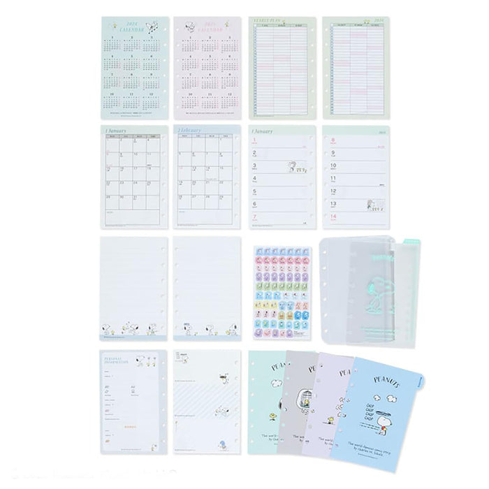 Sanrio Snoopy System Notebook Refill Set 2024 - Japan - 704385- Japan Figure Store - #1 Bring To You The Best Japanese Goods