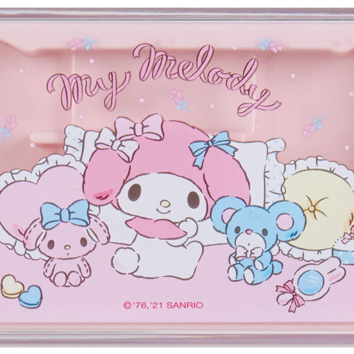 Sanrio My Melody 3-Piece Spoon Fork Chopsticks Kids Set Japan W/Name Sticker & Case- Japan Figure Store - #1 Bring To You The Best Japanese Goods