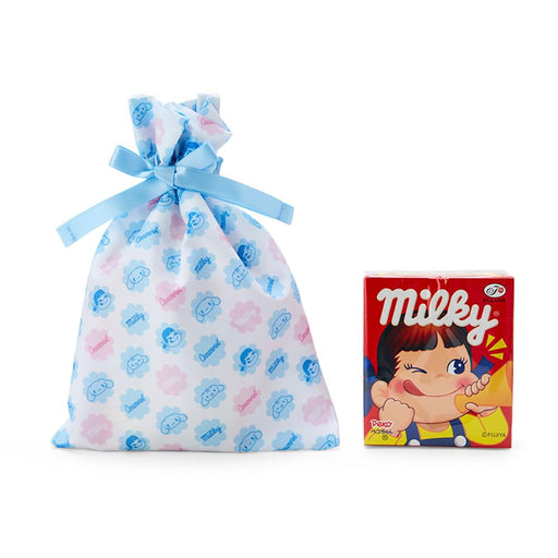 Sanrio Cinnamoroll Milky & Drawstring Bag 19.5x14x0.5cm 040541- Japan Figure Store - #1 Bring To You The Best Japanese Goods