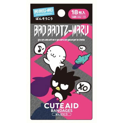 Santan Badtz-Maru Bandage 322501 Sanrio Adhesive Plaster 18Pcs Kids Scratch Tape - Japan- Japan Figure Store - #1 Bring To You The Best Japanese Goods