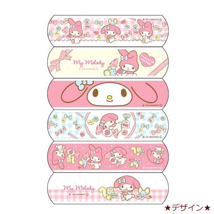 Santan My Melody Bandage 3 - 18Pcs Adhesive Plaster For Kids | Sanrio Japan- Japan Figure Store - #1 Bring To You The Best Japanese Goods