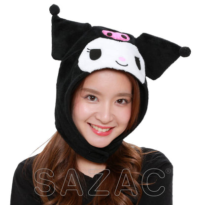 Sazac Kigurumi Cap Sanrio Kuromi- Japan Figure Store - #1 Bring To You The Best Japanese Goods