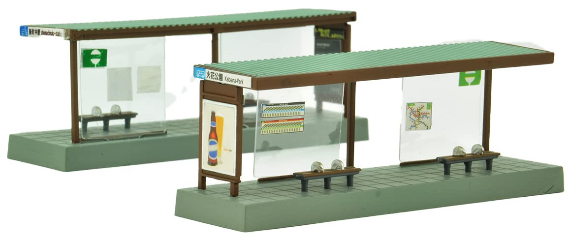 TOMYTEC Komono 122-2 Bus Stop C2 N Scale- Japan Figure Store - #1 Bring To You The Best Japanese Goods