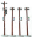 Tomytec Scenery Collection Accessory 029-2 - A2 Telephone Pole Diorama Supplies- Japan Figure Store - #1 Bring To You The Best Japanese Goods