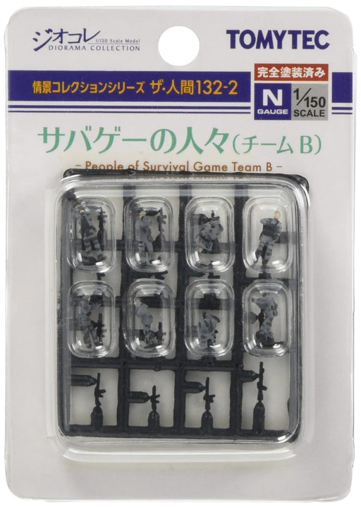 Tomytec Survival Game People Team B Scenery Collection Human 132-2 Diorama Supplies- Japan Figure Store - #1 Bring To You The Best Japanese Goods