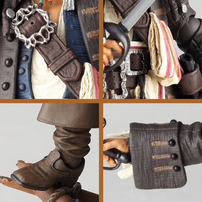 KAIYODO Sci-Fi Revoltech 025 Jack Sparrow Figure- Japan Figure Store - #1 Bring To You The Best Japanese Goods