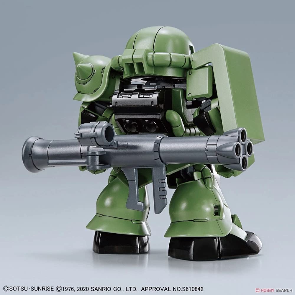 BANDAI Sd Gundam Cross Silhouette Hello Kitty/ Zaku Ii Plastic Model- Japan Figure Store - #1 Bring To You The Best Japanese Goods