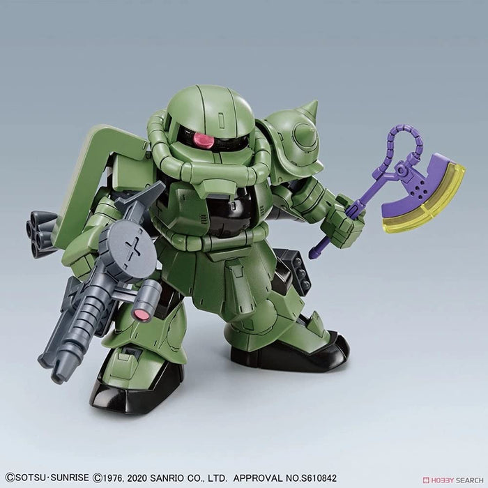 BANDAI Sd Gundam Cross Silhouette Hello Kitty/ Zaku Ii Plastic Model- Japan Figure Store - #1 Bring To You The Best Japanese Goods