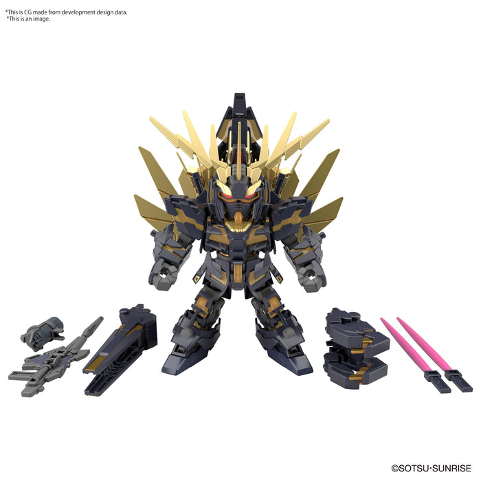 Bandai Spirits Sd Gundam Cross Silhouette UC Unicorn Banshee & Banshee Norn Model Set- Japan Figure Store - #1 Bring To You The Best Japanese Goods