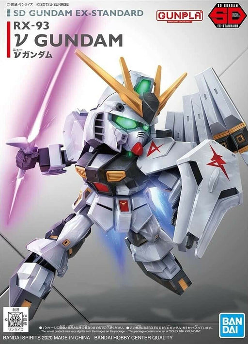 BANDAI Sd Gundam Ex-Standard Nu Gundam Plastic Model- Japan Figure Store - #1 Bring To You The Best Japanese Goods