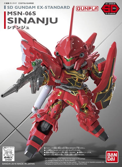 BANDAI Sd Gundam Ex-Standard Sinanju Plastic Model- Japan Figure Store - #1 Bring To You The Best Japanese Goods