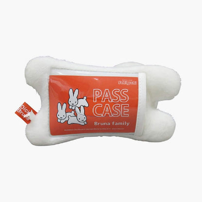 Sekiguchi Bruna Family Rabbit Pass Case Polyester Approx. 12.5cm Height- Japan Figure Store - #1 Bring To You The Best Japanese Goods