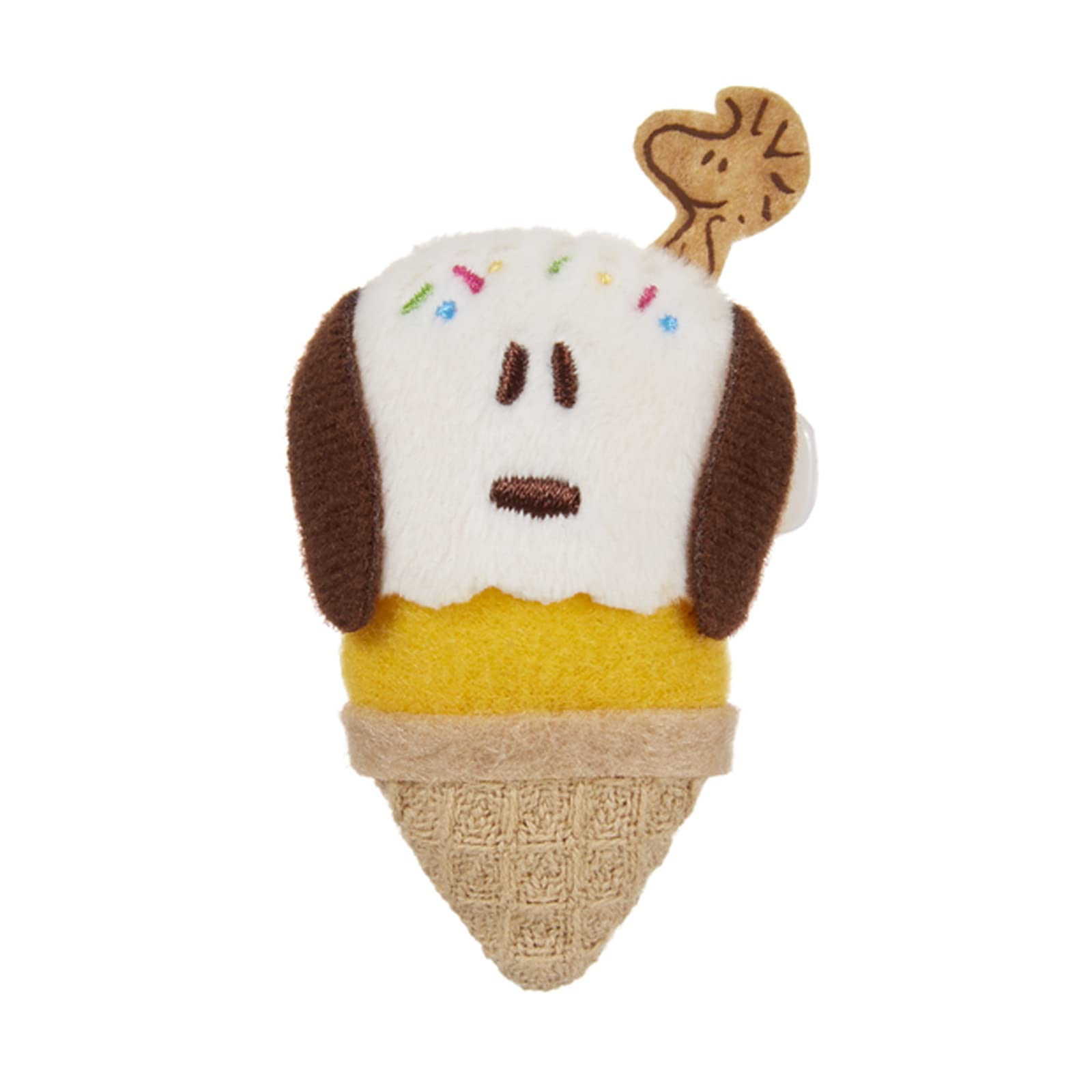 Sekiguchi Snoopy Cafe Sweets Double Ice Sewing Badge 685141- Japan Figure Store - #1 Bring To You The Best Japanese Goods