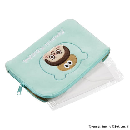Sekiguchi Tanukyun Monchhichi Multi Pouch - Compact Travel Organizer 203789- Japan Figure Store - #1 Bring To You The Best Japanese Goods