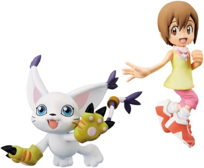 Set of 2 Digimon DXF Figurines Hikari Yagami & Tailmon- Japan Figure Store - #1 Bring To You The Best Japanese Goods