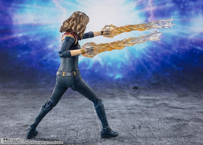 Bandai Spirits Sh Figuarts Captain Marvel ABS/PVC 150mm Figure- Japan Figure Store - #1 Bring To You The Best Japanese Goods