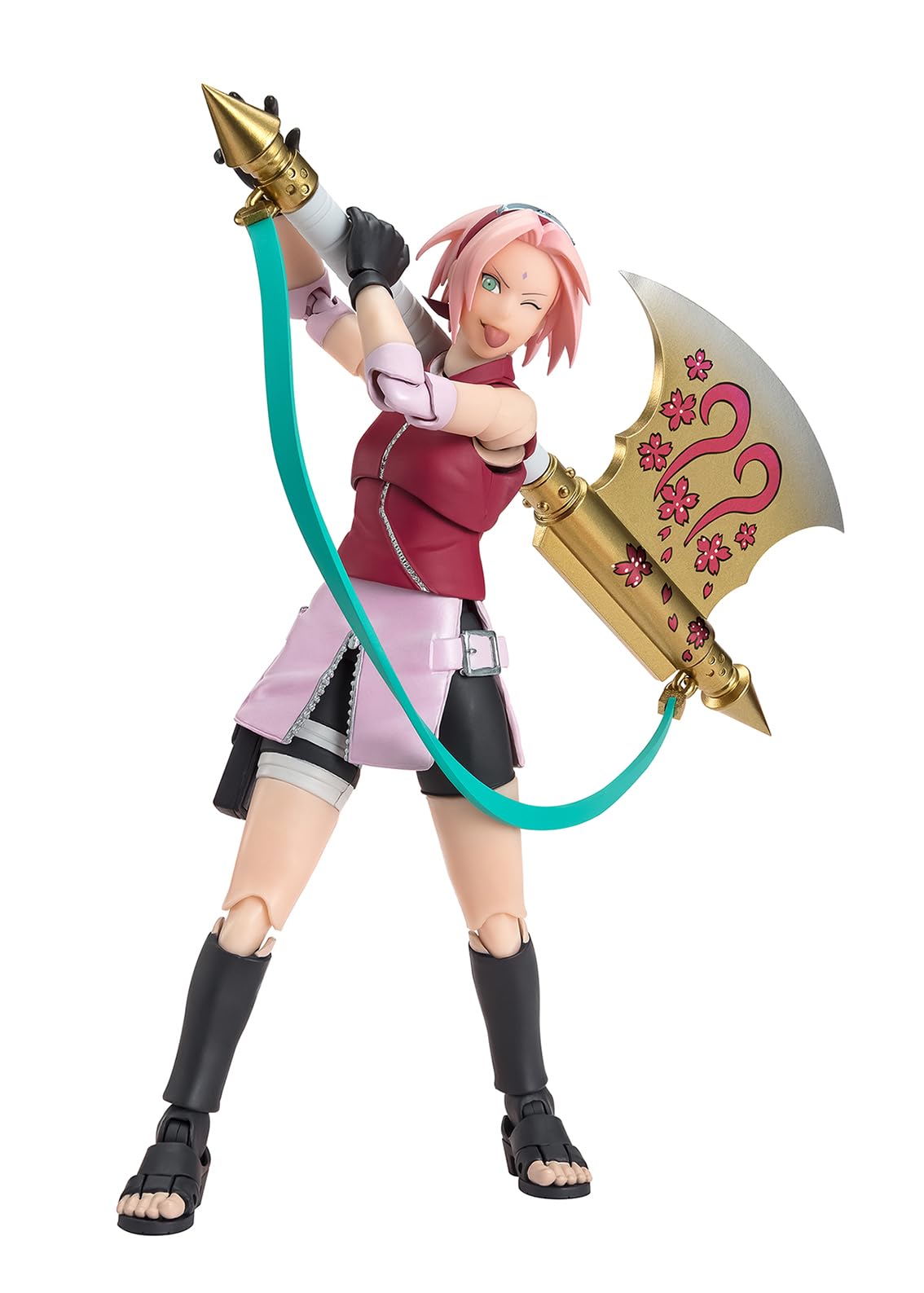 Bandai Spirits Sh Figuarts Naruto Sakura Haruno -Narutop99 Ed.- 135Mm PVC/ABS Figure- Japan Figure Store - #1 Bring To You The Best Japanese Goods